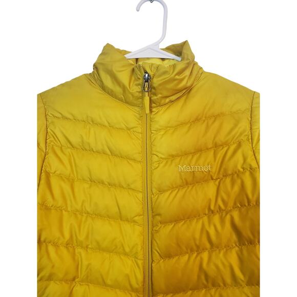 Marmot Yellow Puffer Jacket - Picture 1 of 7